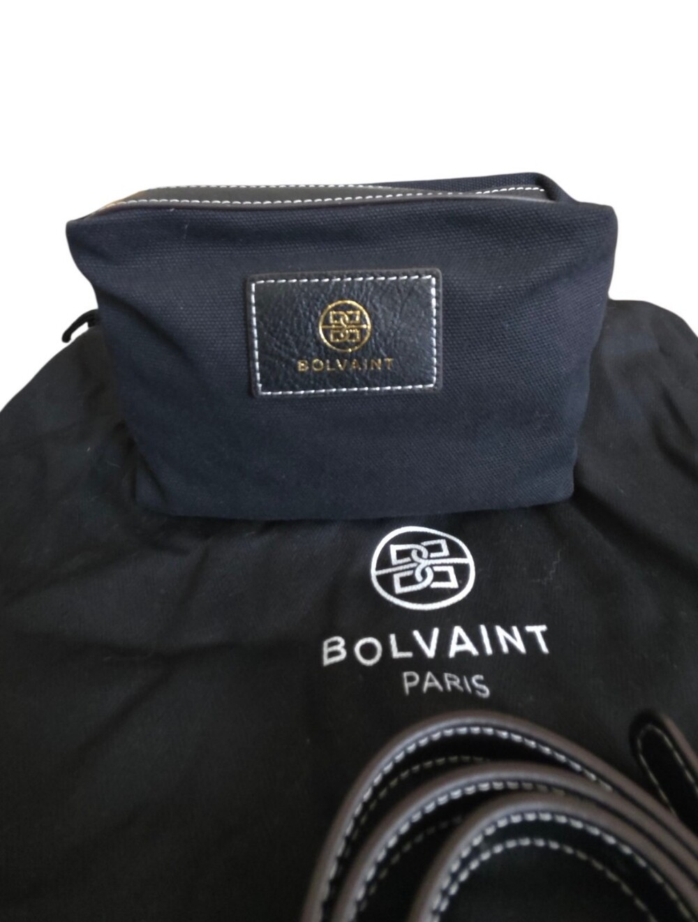NWT‎ Bolvaint Paris The Delphine Leather Shoulder Bag in Black - Picture 4 of 17